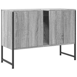Koupelnová skříňka pod umyvadlo šedá sonoma 80x33x60cm kompozit - obrázek 8