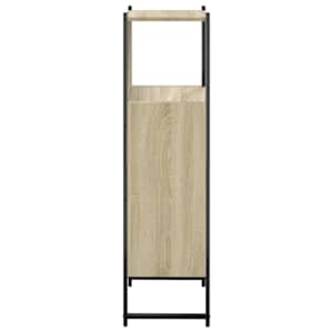Koupelnová skříňka dub sonoma 33x33x120,5 cm kompozitní dřevo - obrázek 7