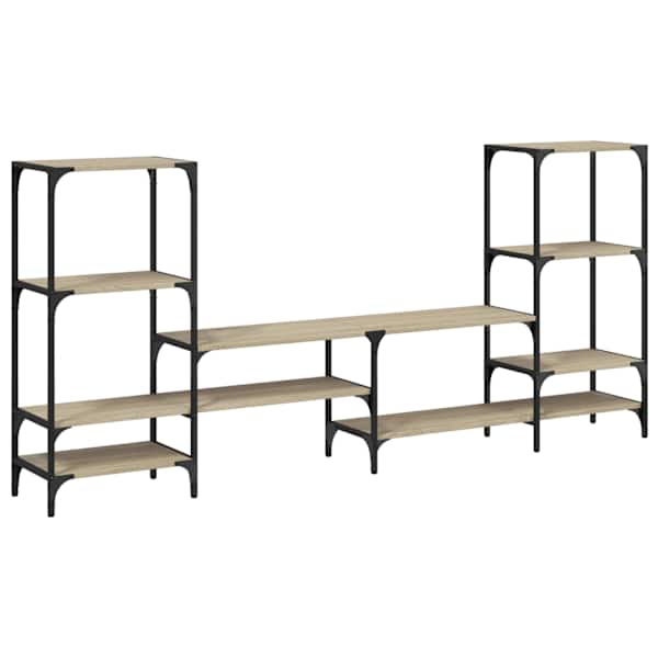 vidaXL telerikapp, Sonoma tamm, 206,5 x 28,5 x 95 cm, tehispuit