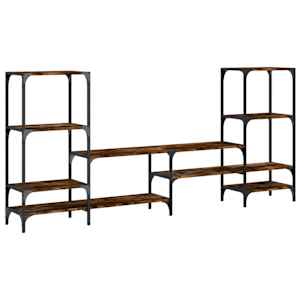 TV skříňka kouřový dub 206,5 x 28,5 x 95 cm kompozitní dřevo - obrázek 7
