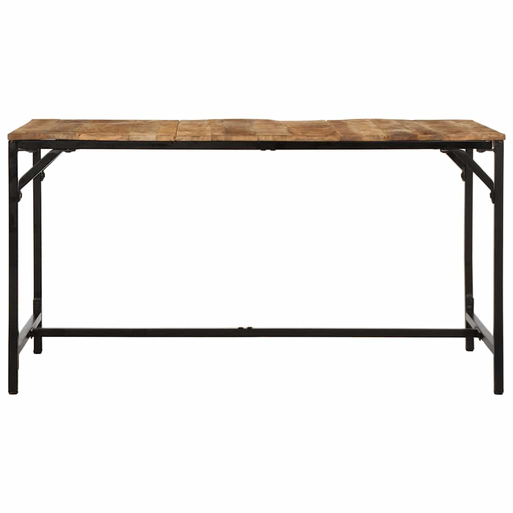 vidaXL tömör nyers mangófa étkezőasztal 140 x 70 x 75 cm