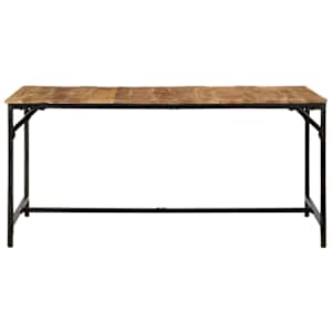 Jídelní stůl 160x80x75 cm Masivní dřevo, surové mango - obrázek 2