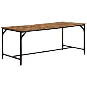 Jídelní stůl 180x90x75 cm Masivní dřevo, surové mango - obrázek 1