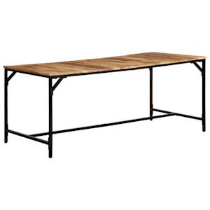 Jídelní stůl 180x90x75 cm Masivní dřevo, surové mango - obrázek 11