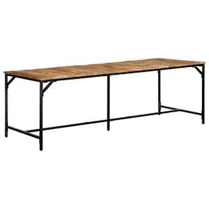 Jídelní stůl 220x90x75 cm Masivní dřevo, surové mango - obrázek 11