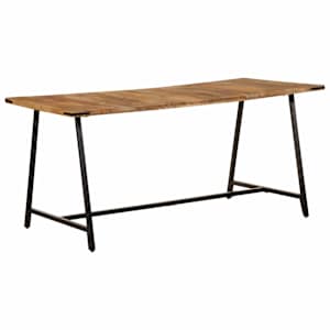 vidaXL s&ouml;&ouml;gilaud, 160 x 80 x 75 cm, mangopuit