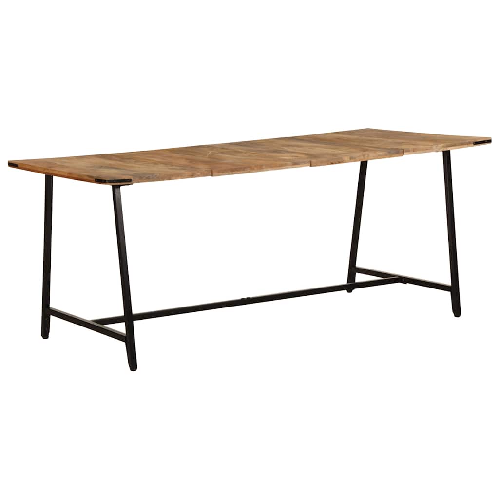 vidaXL Masă de bucătărie, 180x90x75 cm, lemn masiv de mango