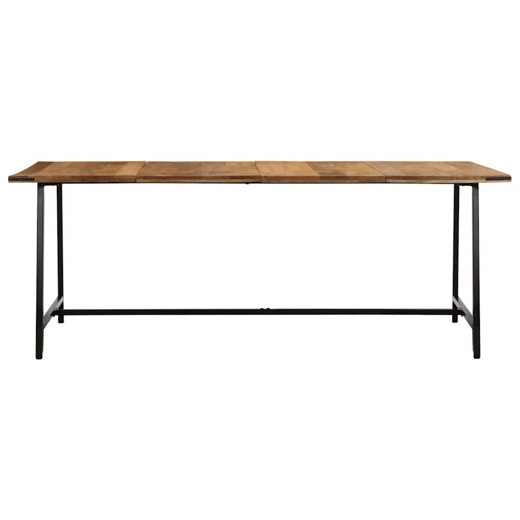 vidaXL Eettafel 200x100x75 cm massief mangohout