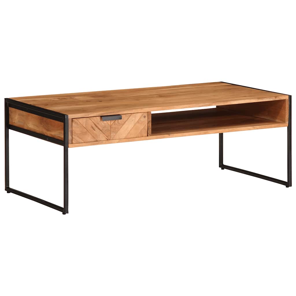 Salontafel 110x55x40 cm massief acaciahout image 13