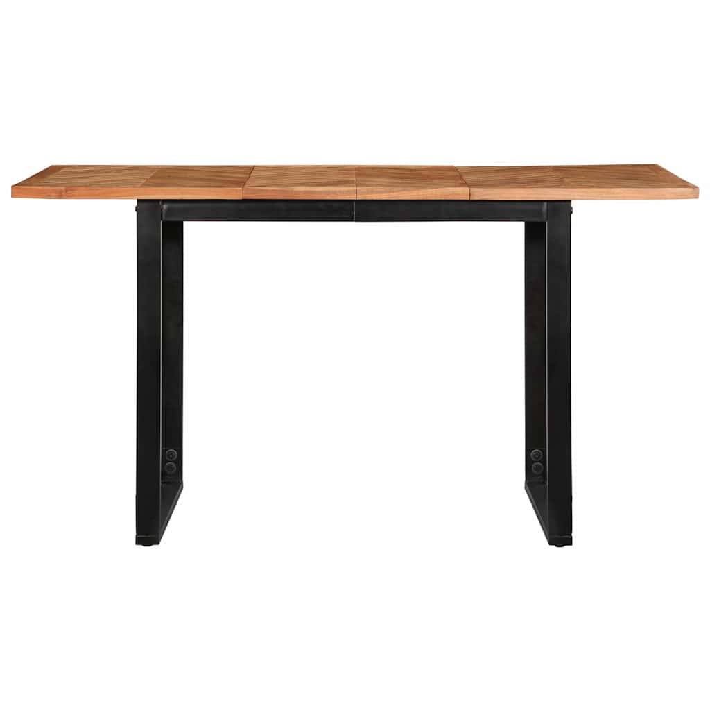 vidaXL Eettafel 140x70x75 cm massief acaciahout
