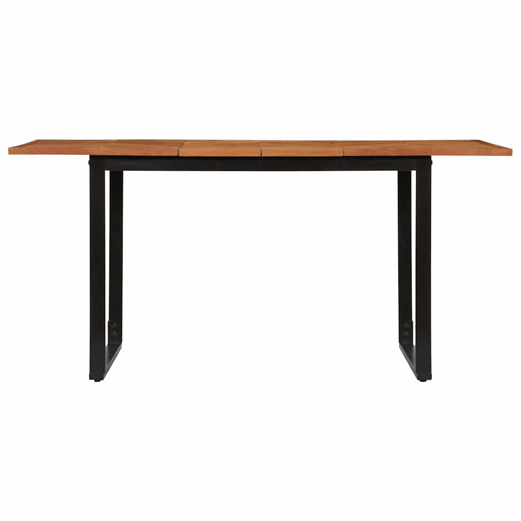 vidaXL Eettafel 160x80x75 cm massief acaciahout