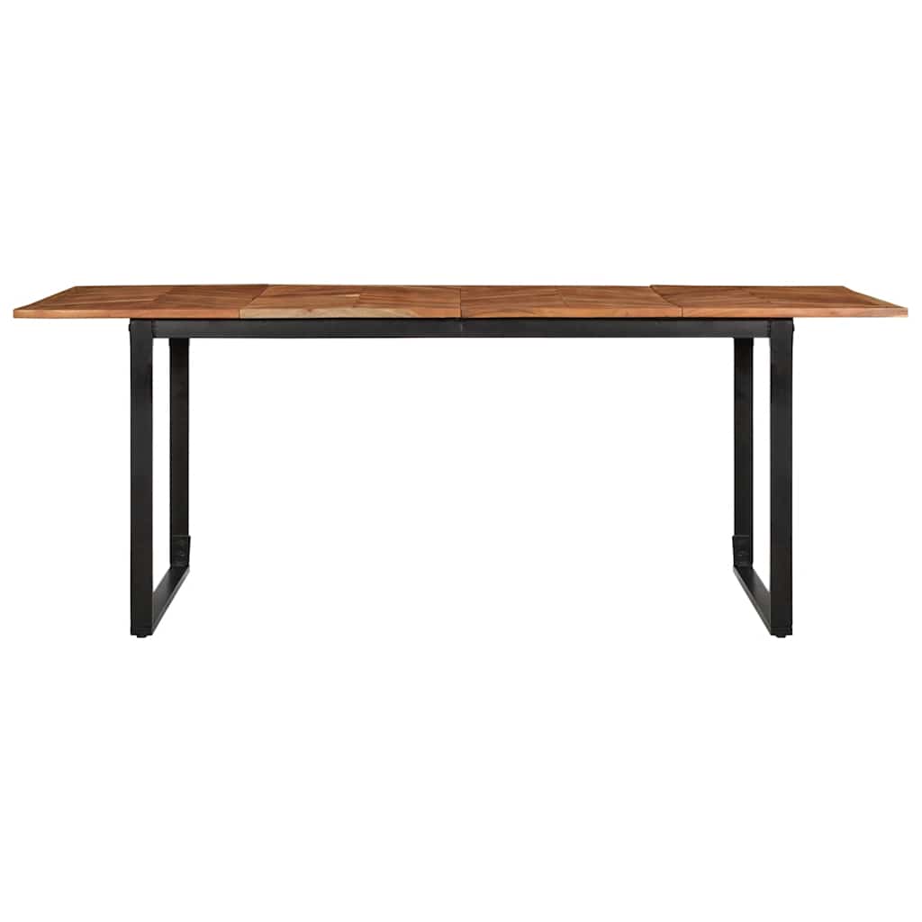 vidaXL Eettafel 200x100x75 cm massief acaciahout