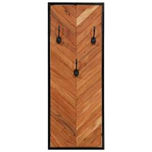 Věšáky na kabáty 2 ks 35x1x90 cm masivní dřevo akácie - obrázek 3