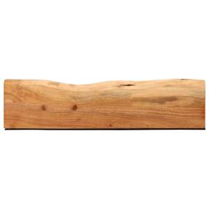 Nástěnné police 2 ks 80x20x3,5 cm Masivní dřevo akácie - obrázek 6