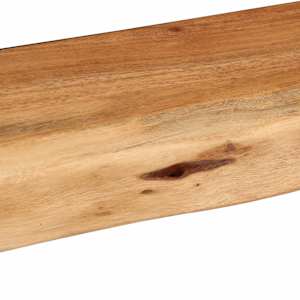 Nástěnné police 2 ks 80x20x3,5 cm Masivní dřevo akácie - obrázek 8