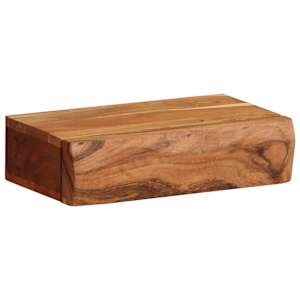 Nástěnné police 2 ks 30x17x8 cm masivní dřevo akácie - obrázek 2