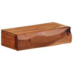 Nástěnné police 2 ks 30x17x8 cm masivní dřevo akácie - obrázek 4