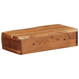 Nástěnné police 2 ks 30x17x8 cm masivní dřevo akácie - obrázek 8