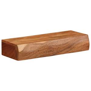 Nástěnné police 2 ks 40x17x8 cm masivní dřevo akácie - obrázek 4