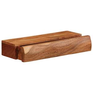 Nástěnné police 2 ks 40x17x8 cm masivní dřevo akácie - obrázek 5