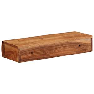 Nástěnné police 2 ks 40x17x8 cm masivní dřevo akácie - obrázek 8