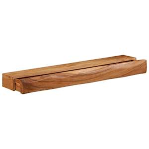 Nástěnné police 2 ks 80x17x8 cm masivní dřevo akácie - obrázek 5