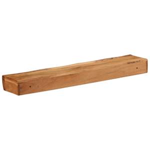 Nástěnné police 2 ks 80x17x8 cm masivní dřevo akácie - obrázek 8