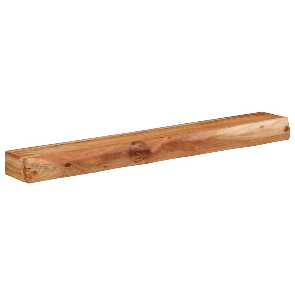 seinähyllyt 2 kpl 100x17x8 cm massiivipuu akaasia