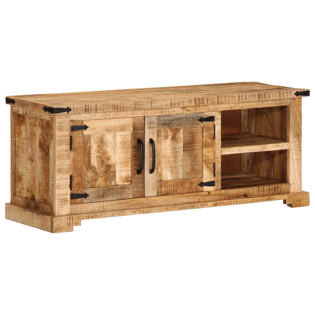 TV-Schrank 110x35x45 cm Massivholz Mango