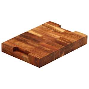 Prkénko na krájení 30 x 21 x 4 cm masivní akáciové dřevo - obrázek 6