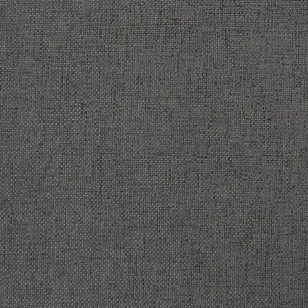 2místná rozkládací pohovka tmavě šedá textil