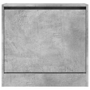 Botník betonově šedý 60 x 21 x 57 cm kompozitní dřevo - obrázek 5