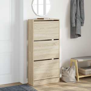 Botník dub sonoma 60 x 21 x 125,5 cm kompozitní dřevo - obrázek 3