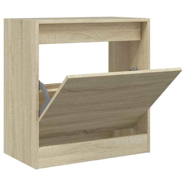 vidaXL jalatsikapp, Sonoma tamm, 60 x 34 x 63,5cm, tehispuit