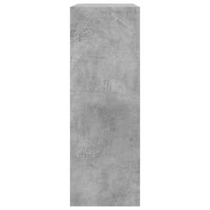Botník betonově šedý 80 x 34 x 96,5 cm kompozitní dřevo - obrázek 6