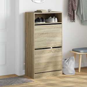 Botník dub sonoma 60 x 34 x 116 cm kompozitní dřevo - obrázek 3