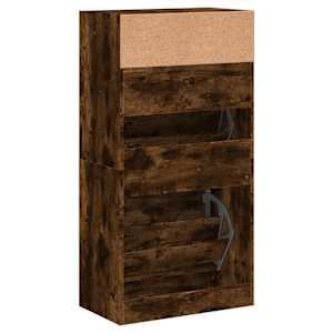 Botník kouřový dub 60 x 34 x 116 cm kompozitní dřevo - obrázek 7