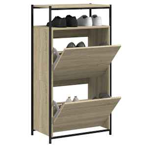 Botník dub sonoma 60 x 34 x 112 cm kompozitní dřevo - obrázek 1