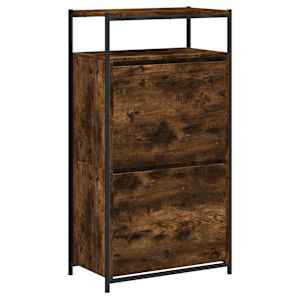 Botník kouřový dub 60 x 34 x 112 cm kompozitní dřevo - obrázek 4