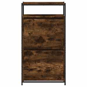 Botník kouřový dub 60 x 34 x 112 cm kompozitní dřevo - obrázek 5