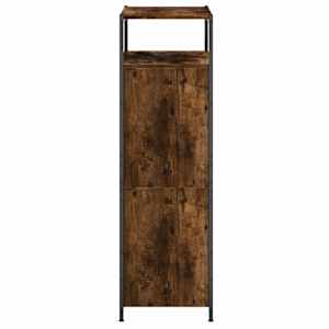 Botník kouřový dub 60 x 34 x 112 cm kompozitní dřevo - obrázek 6