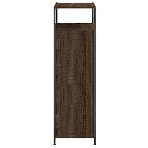 Botník hnědý dub 60 x 34 x 112 cm kompozitní dřevo - obrázek 6