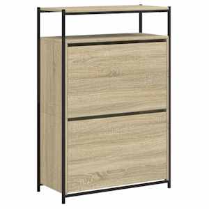 Botník dub sonoma 75 x 34 x 112 cm kompozitní dřevo - obrázek 4