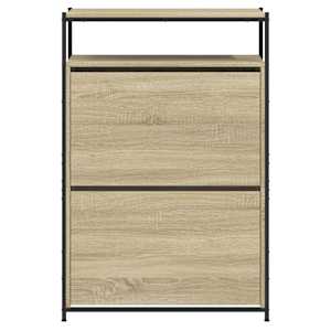 Botník dub sonoma 75 x 34 x 112 cm kompozitní dřevo - obrázek 5