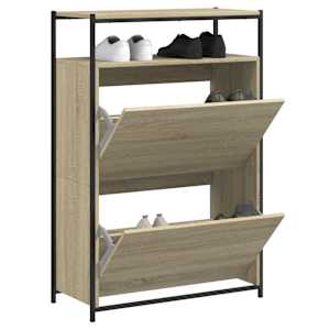 Botník dub sonoma 75 x 34 x 112 cm kompozitní dřevo - obrázek 1