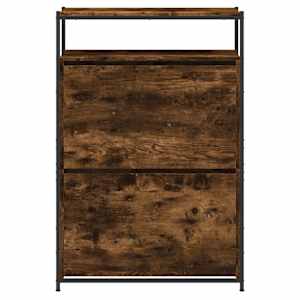 Botník kouřový dub 75 x 34 x 112 cm kompozitní dřevo - obrázek 5