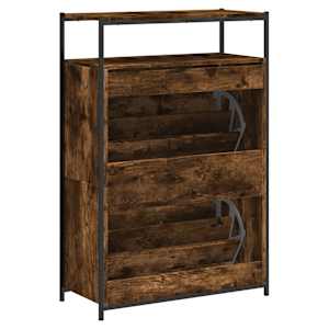 Botník kouřový dub 75 x 34 x 112 cm kompozitní dřevo - obrázek 7