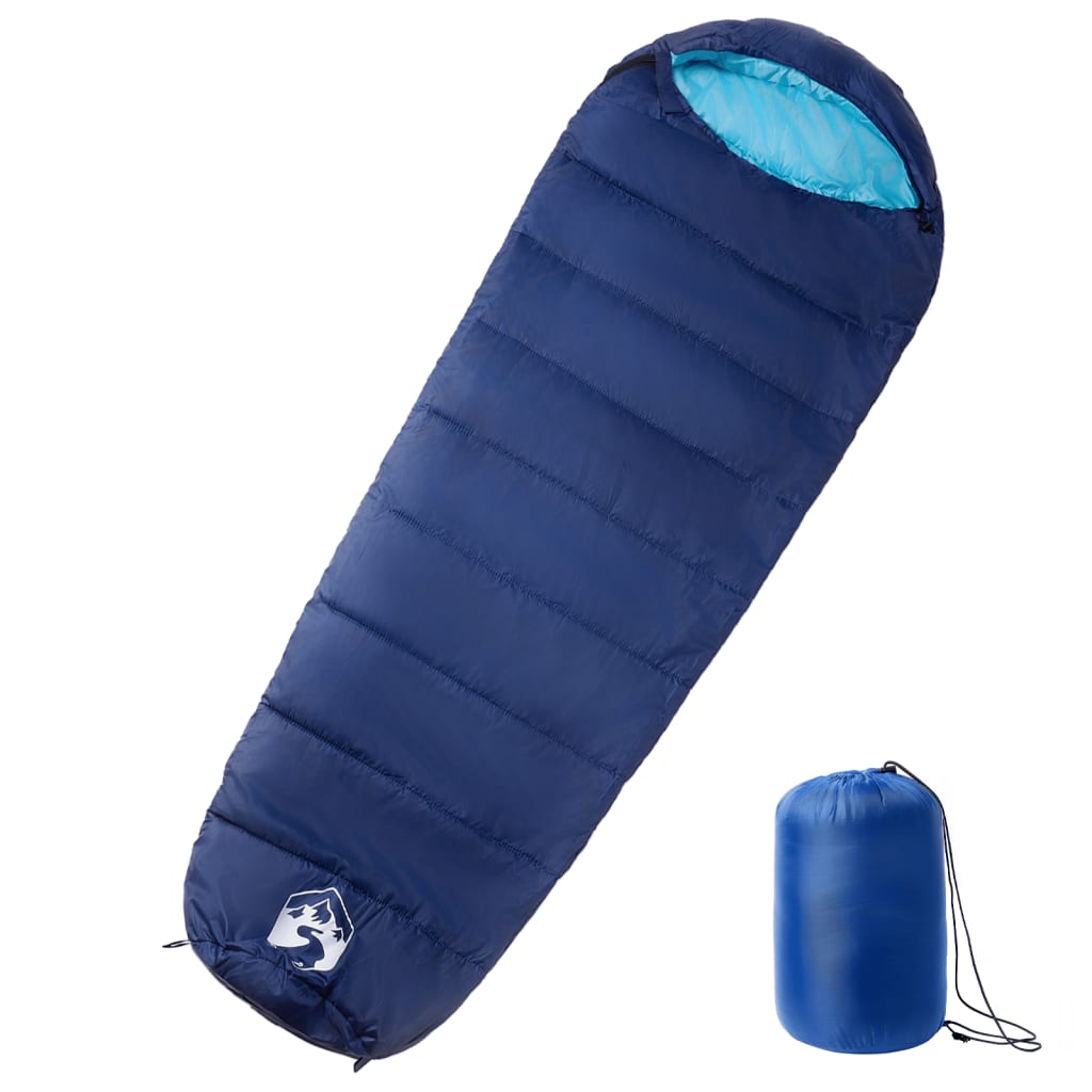 vidaXL Sac de dormit tip mumie pentru adulți de camping, 3 anotimpuri