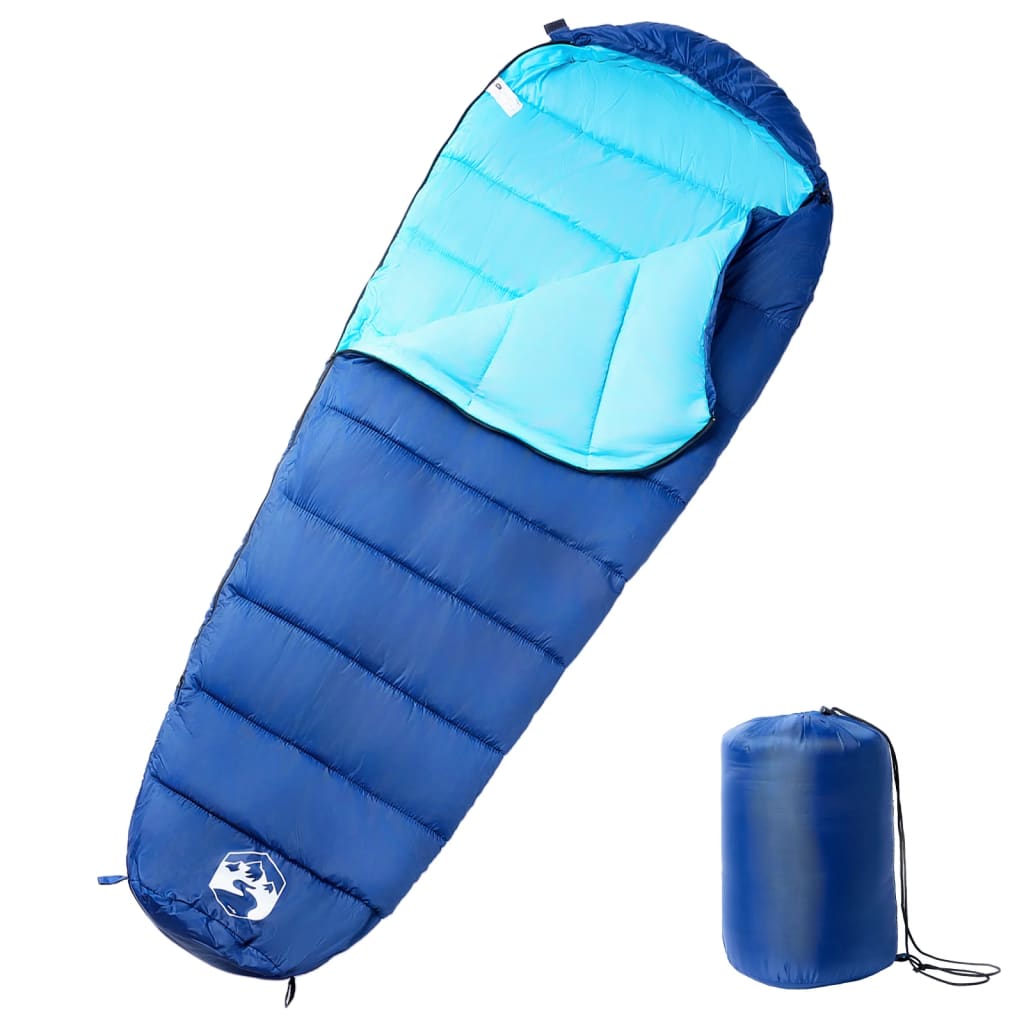 vidaXL Sac de dormit tip mumie pentru adulți de camping, 3 anotimpuri