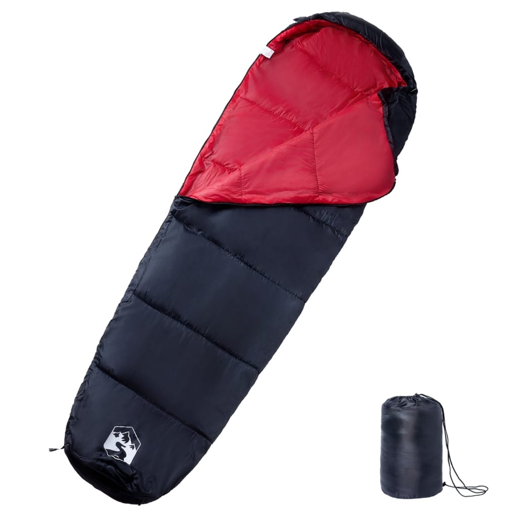 vidaXL Sac de dormit tip mumie pentru adulți de camping, 3 anotimpuri